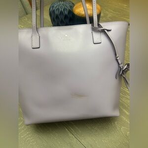 kate spade pale lavender leather tote
